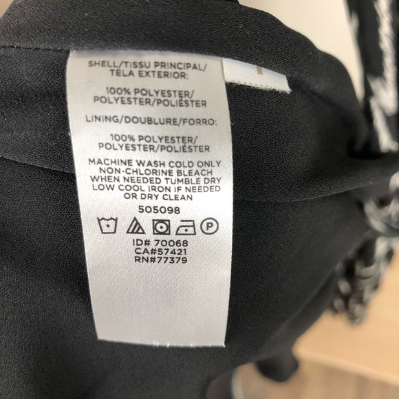 Ann Taylor V-neck Zig Zag Wrap Dress 6P - Picture 7 of 7